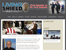 Tablet Screenshot of livingshield.org